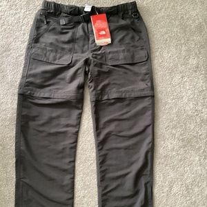 Mens North Face zip off pant